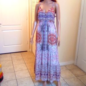 Patriotic Full length dress size L by Wrangler